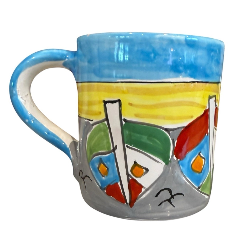 Ciao Italya Made in Italy Exclusively For Starbucks Hand Painted Coffee Mug Read